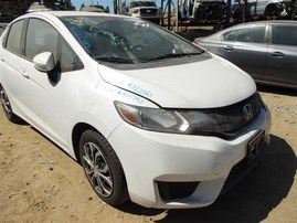 2016 Honda Fit LX White 1.5L AT #A22593